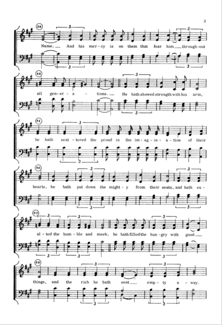 Song of Mary 4-Part scores gallery preview page 4