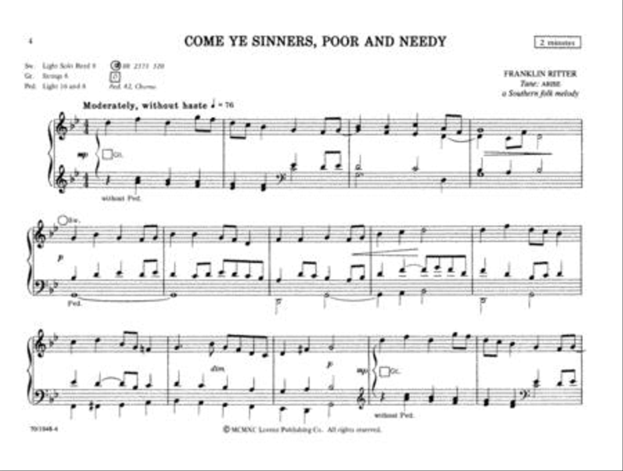 Short Aisle Offertories Organ Solo scores gallery preview page 5