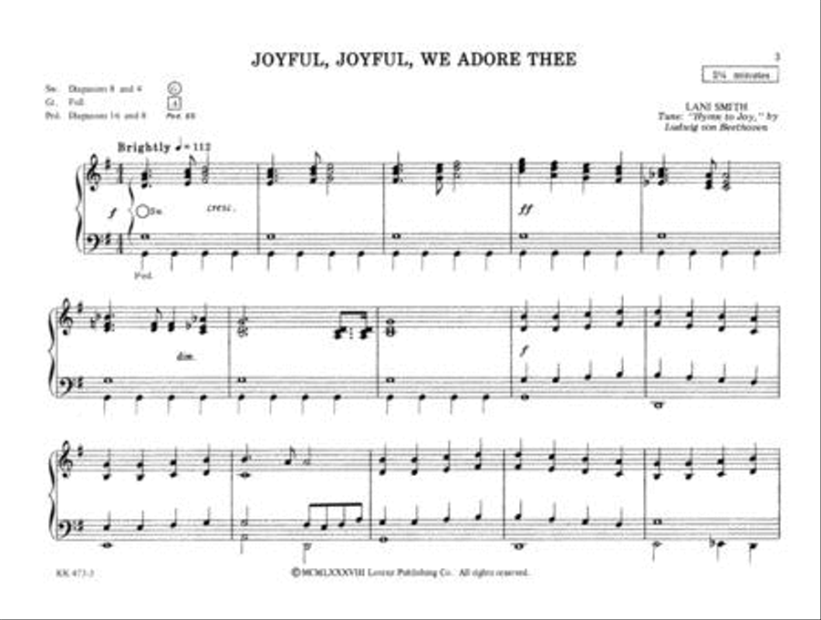 Short Postludes for Organ Organ Solo scores gallery preview page 4