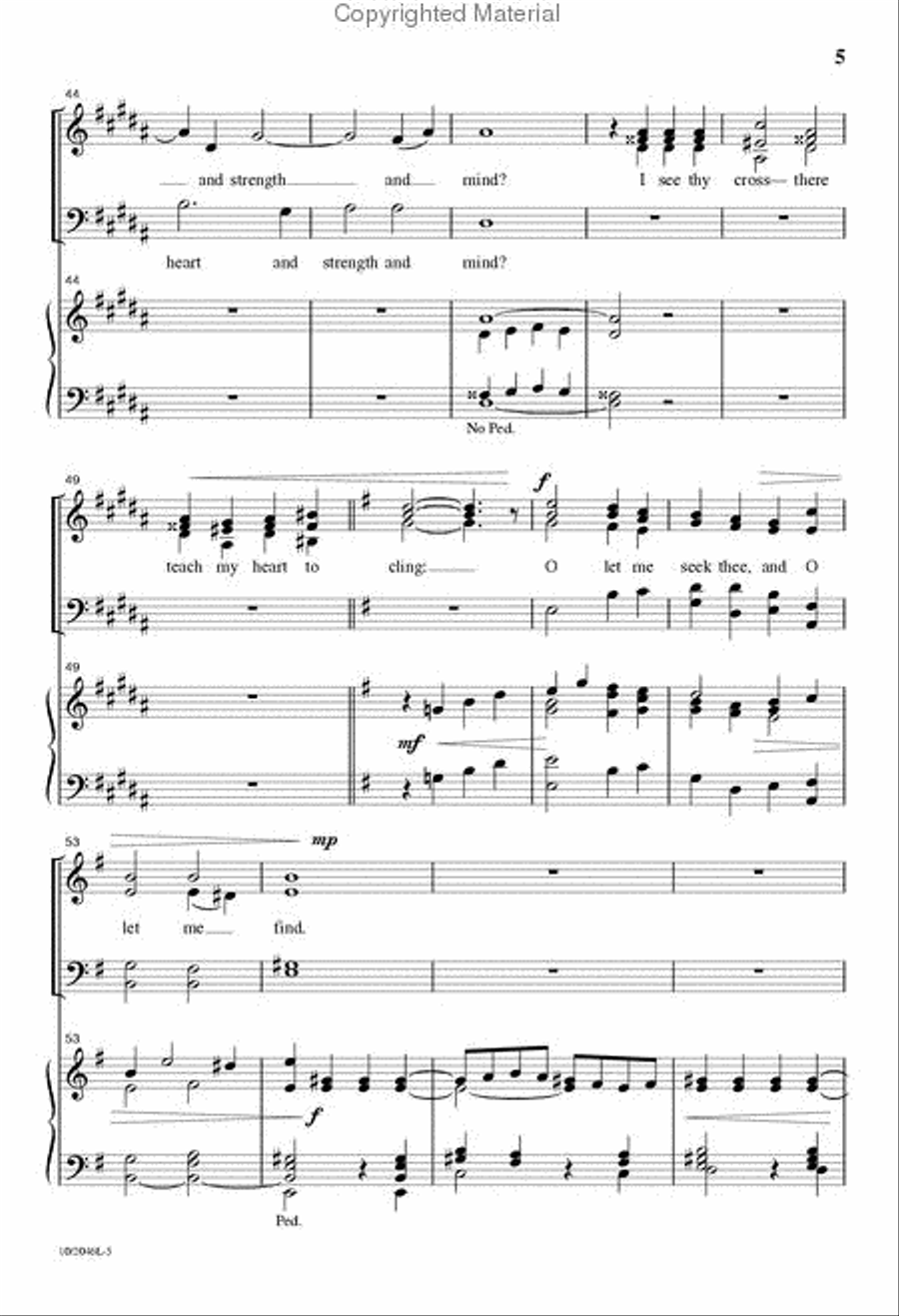 Spirit of God, Descend Upon My Heart 4-Part scores gallery preview page 5
