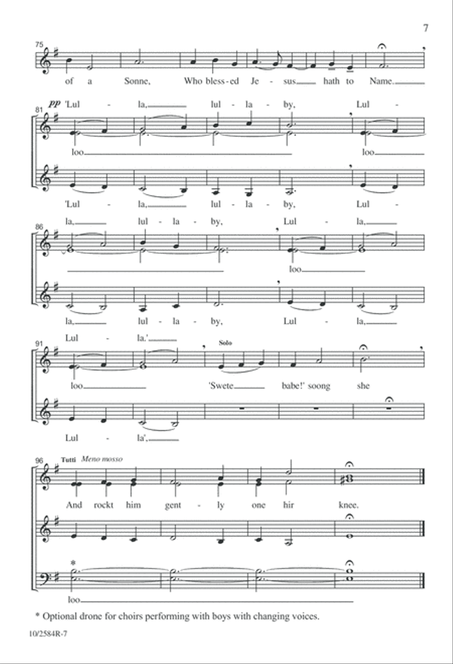 Swete was the song the Virgine soong SSAA scores gallery preview page 8