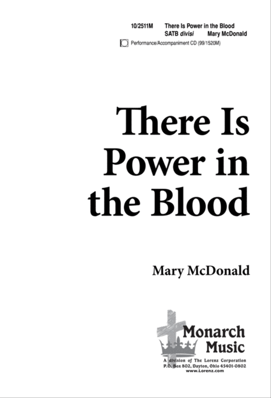 There is Power in the Blood Divisi scores gallery preview page 2