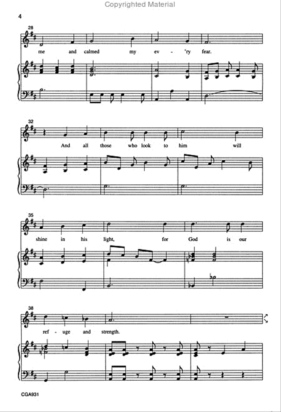 Three Psalms Settings For Unison/2-part Choir Unison Choir scores gallery preview page 4