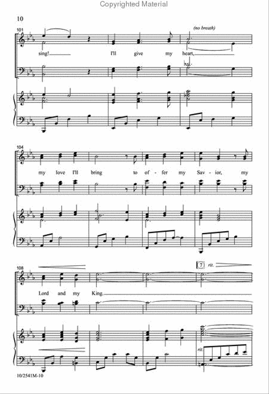 Touched by a Child Touched by a Child 4-Part scores gallery preview page 10