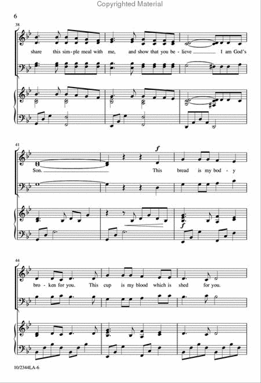 The Upper Room The Upper Room 4-Part scores gallery preview page 6