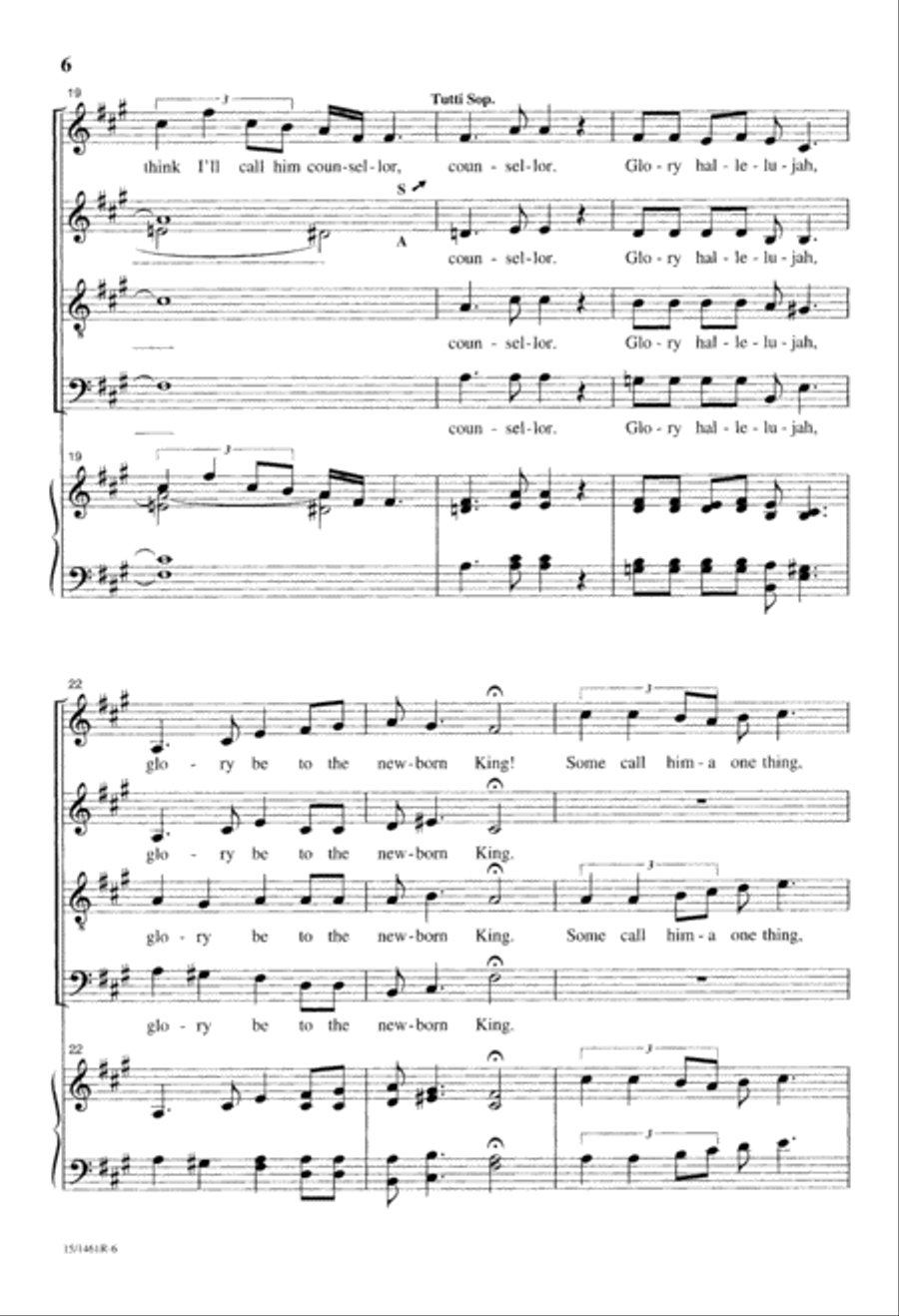 The Virgin Mary Had-a One Son Divisi scores gallery preview page 7