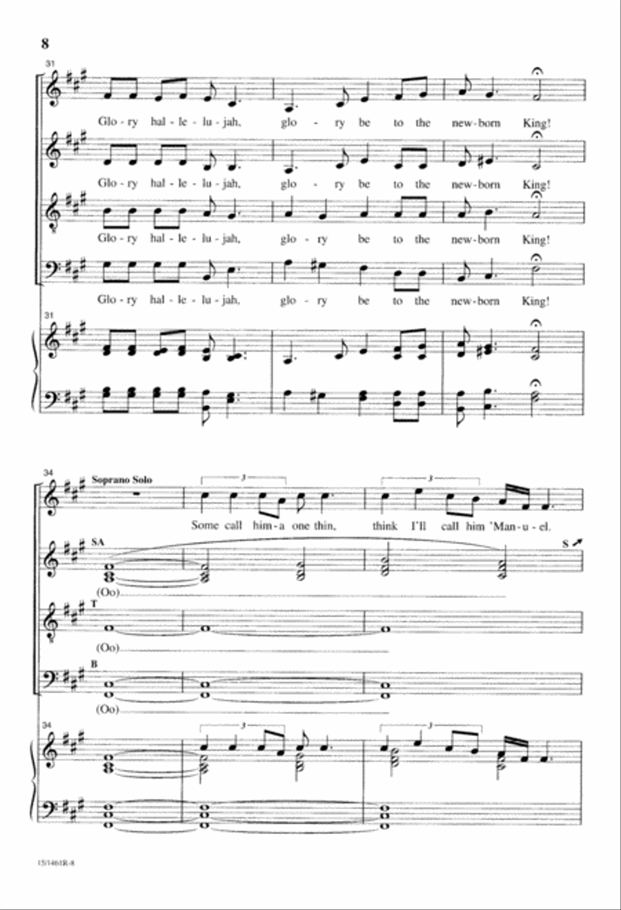 The Virgin Mary Had-a One Son Divisi scores gallery preview page 9