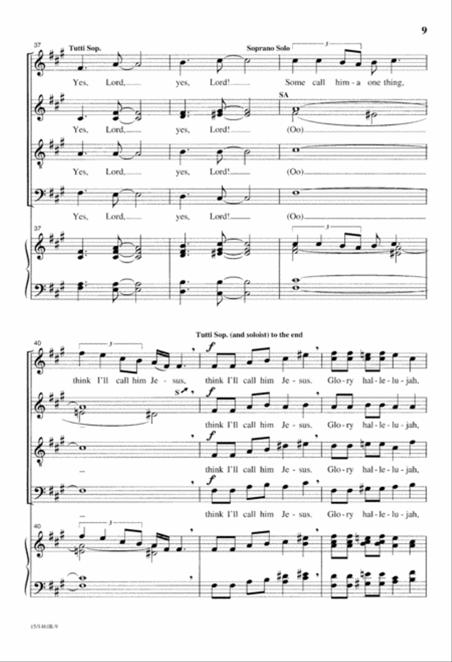 The Virgin Mary Had-a One Son Divisi scores gallery preview page 10