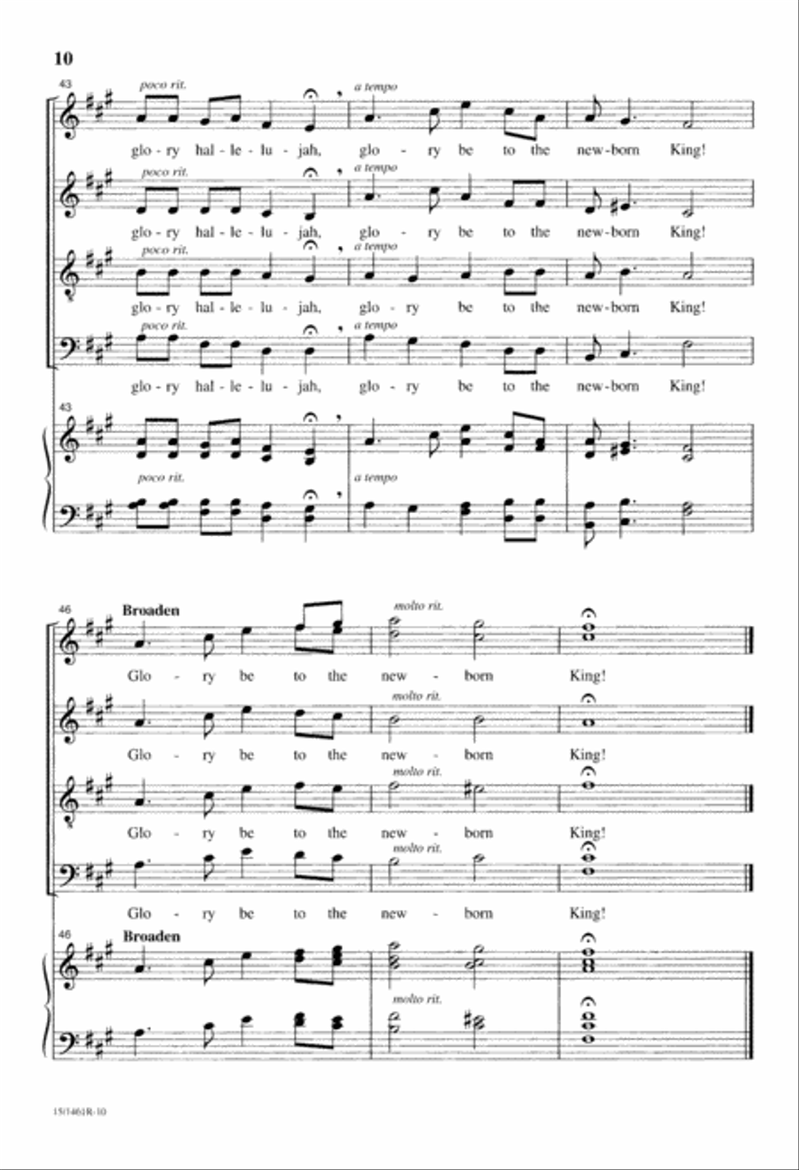 The Virgin Mary Had-a One Son Divisi scores gallery preview page 11