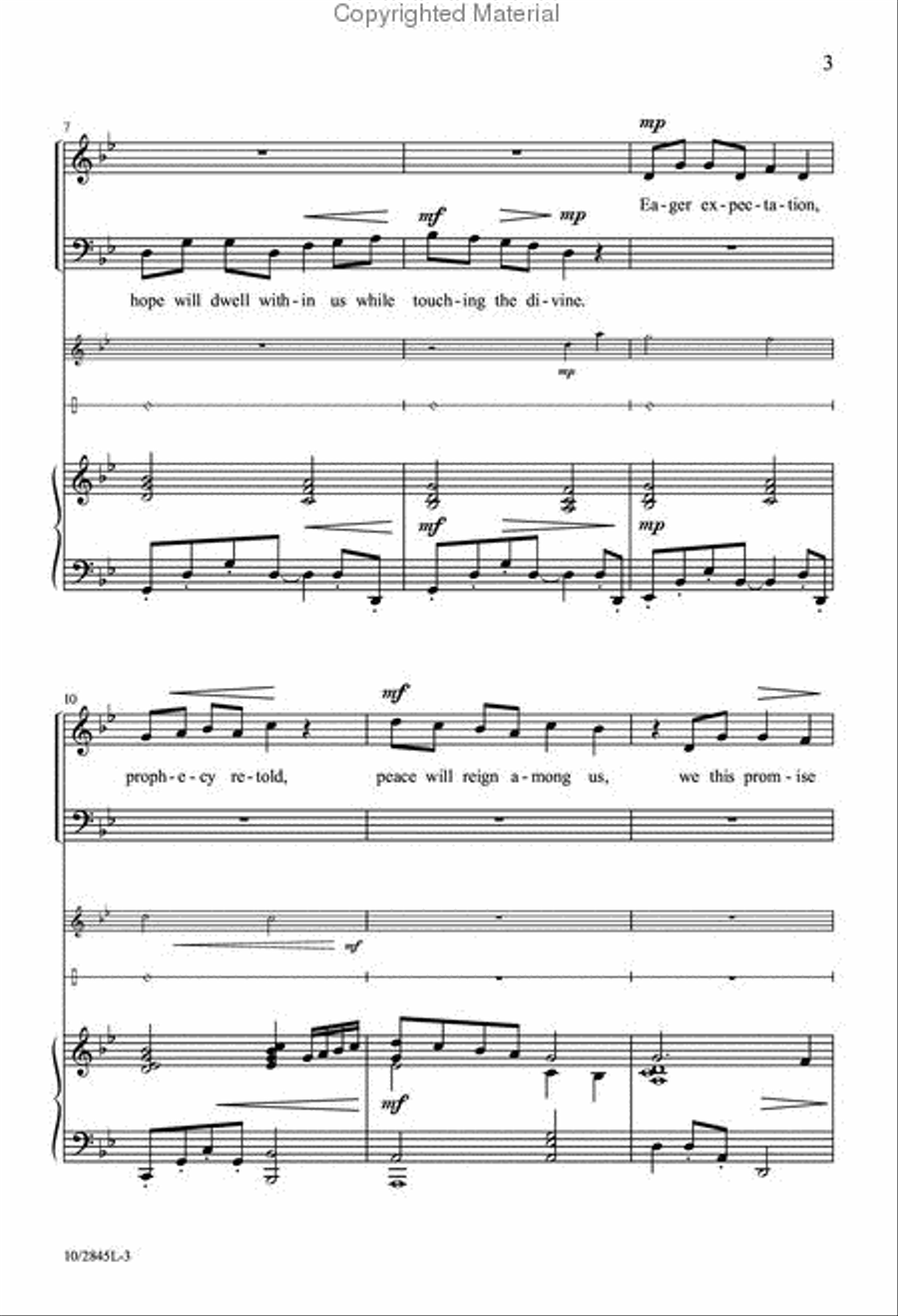 Waiting for the Promise Waiting for the Promise 4-Part scores gallery preview page 3