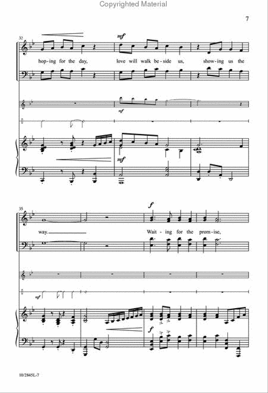 Waiting for the Promise Waiting for the Promise 4-Part scores gallery preview page 7