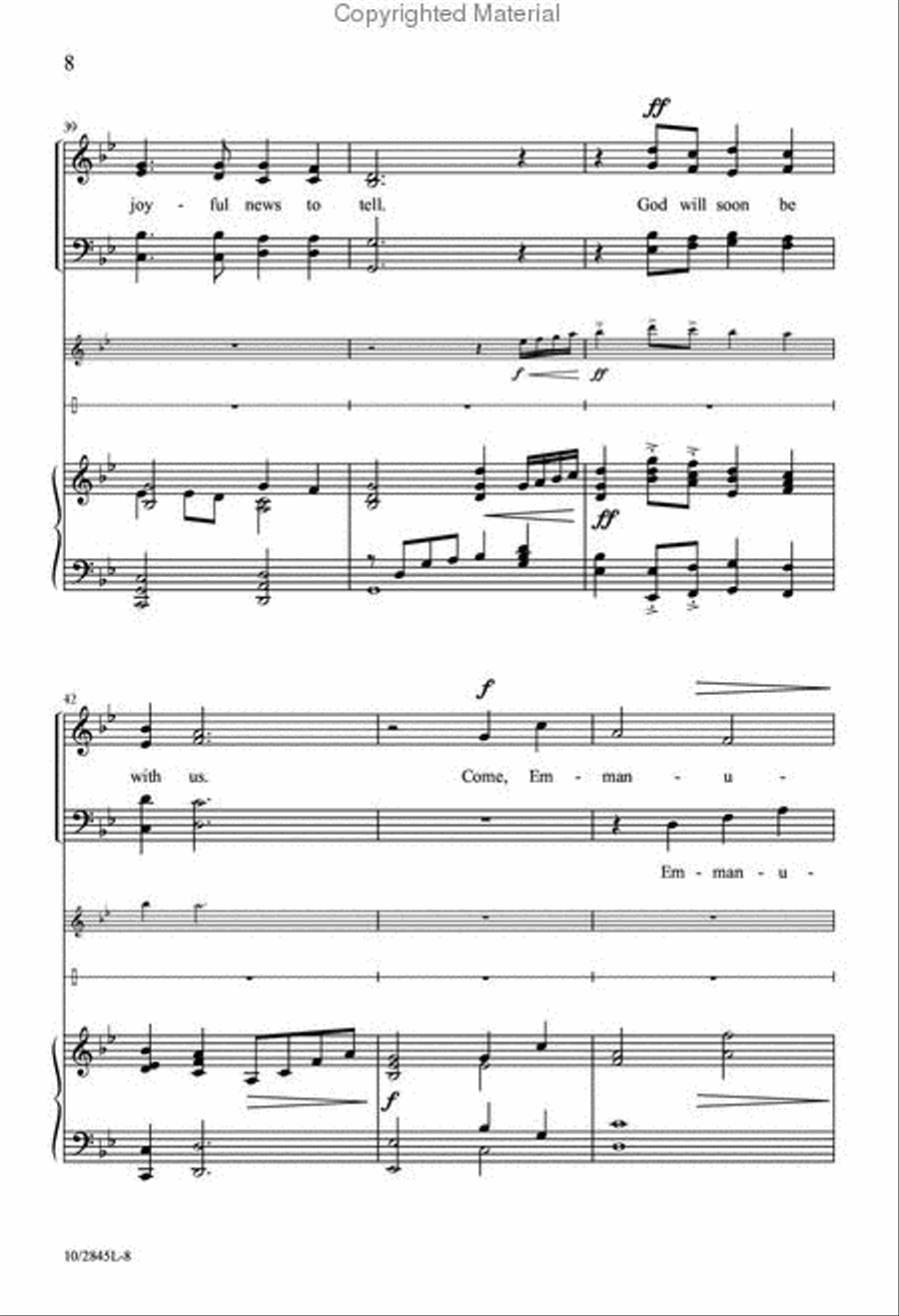 Waiting for the Promise Waiting for the Promise 4-Part scores gallery preview page 8