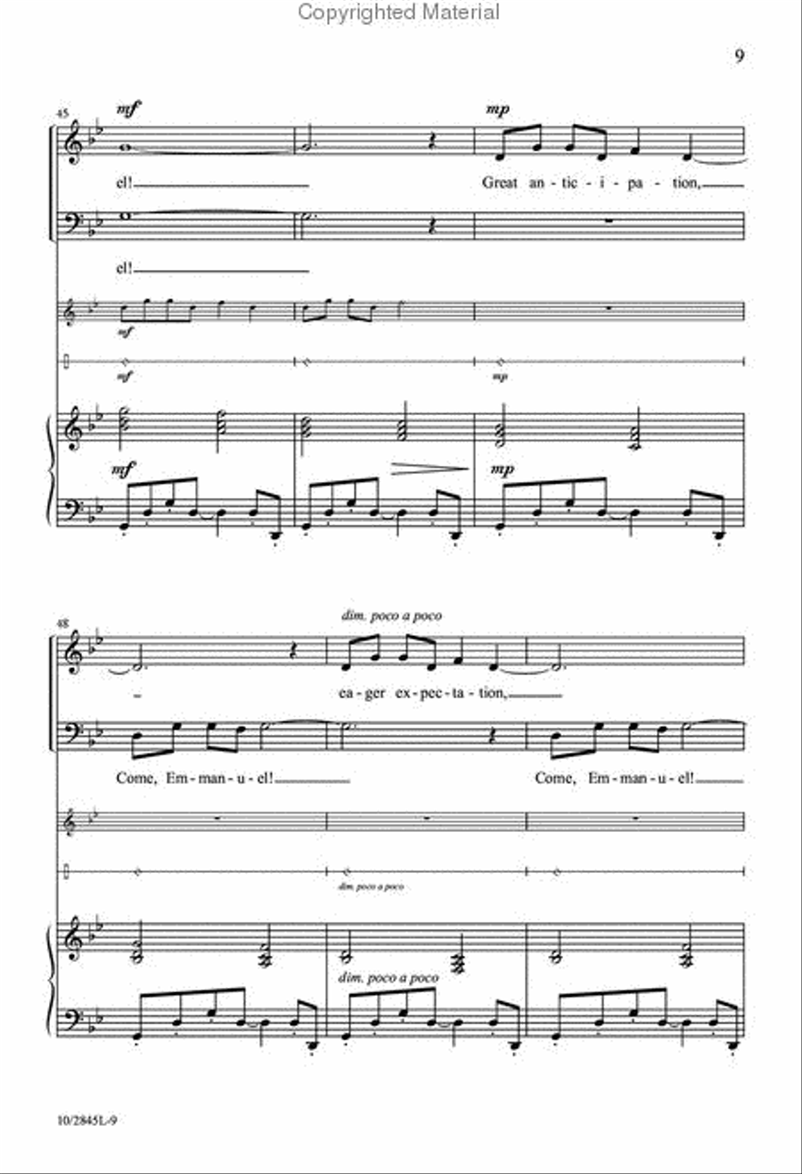 Waiting for the Promise Waiting for the Promise 4-Part scores gallery preview page 9