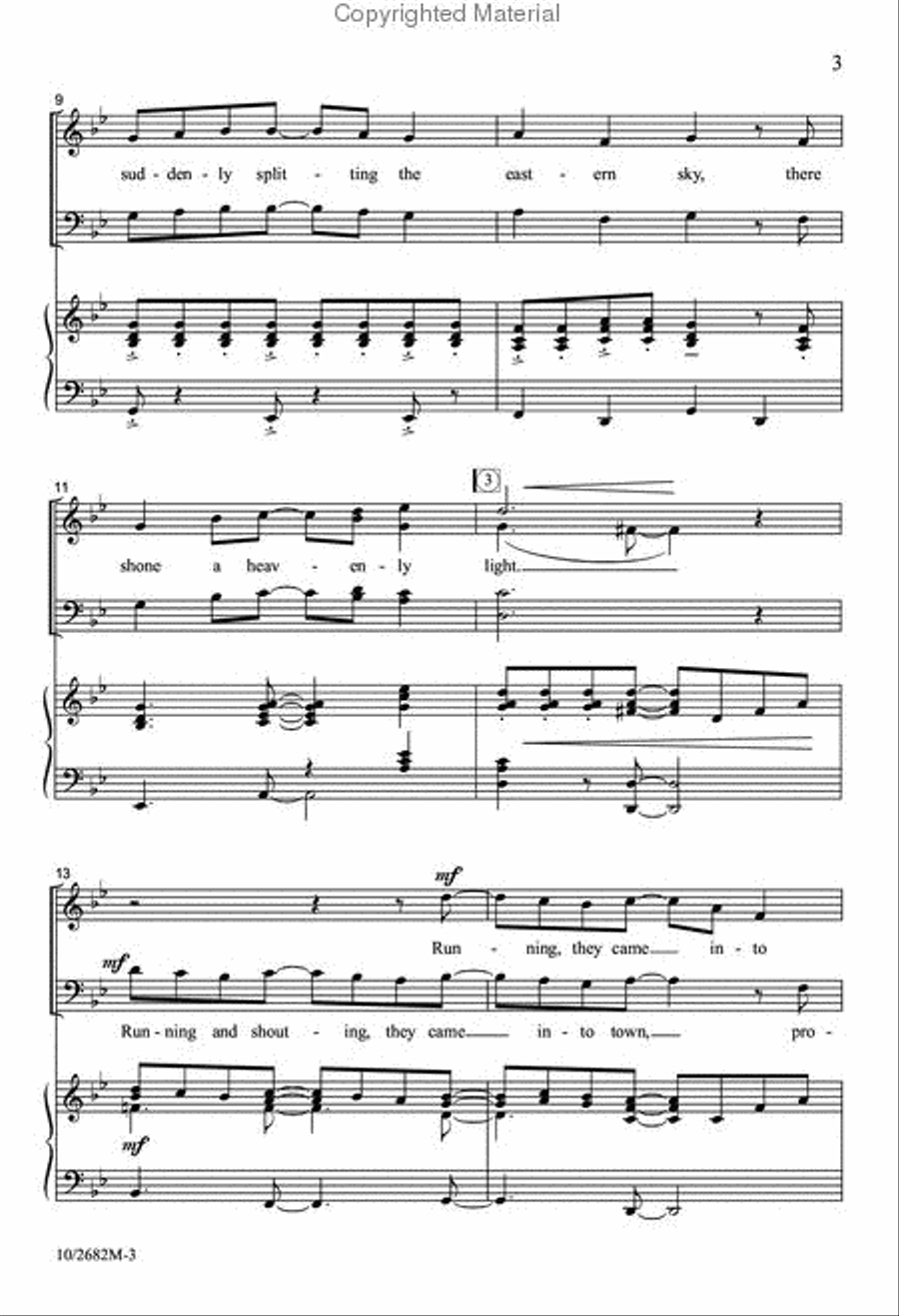 Why Do the Shepherds Sing? 4-Part scores gallery preview page 3