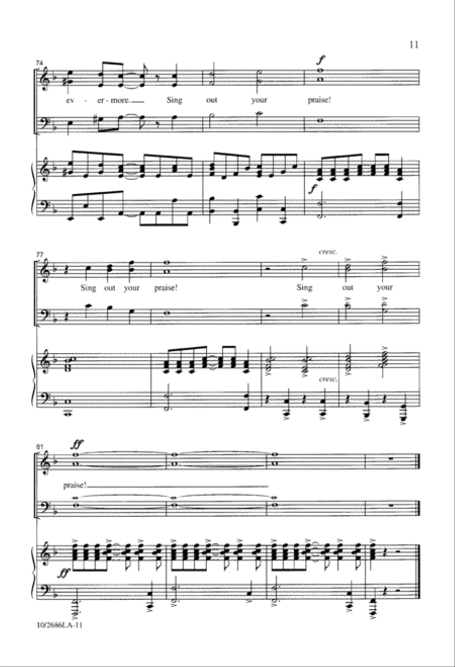 You Are My Light You Are My Light 3-Part scores gallery preview page 12