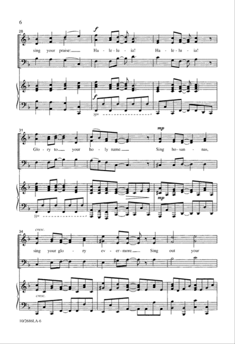 You Are My Light You Are My Light 3-Part scores gallery preview page 7