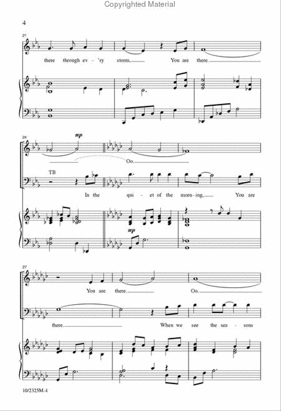 You Are There You Are There 4-Part scores gallery preview page 5