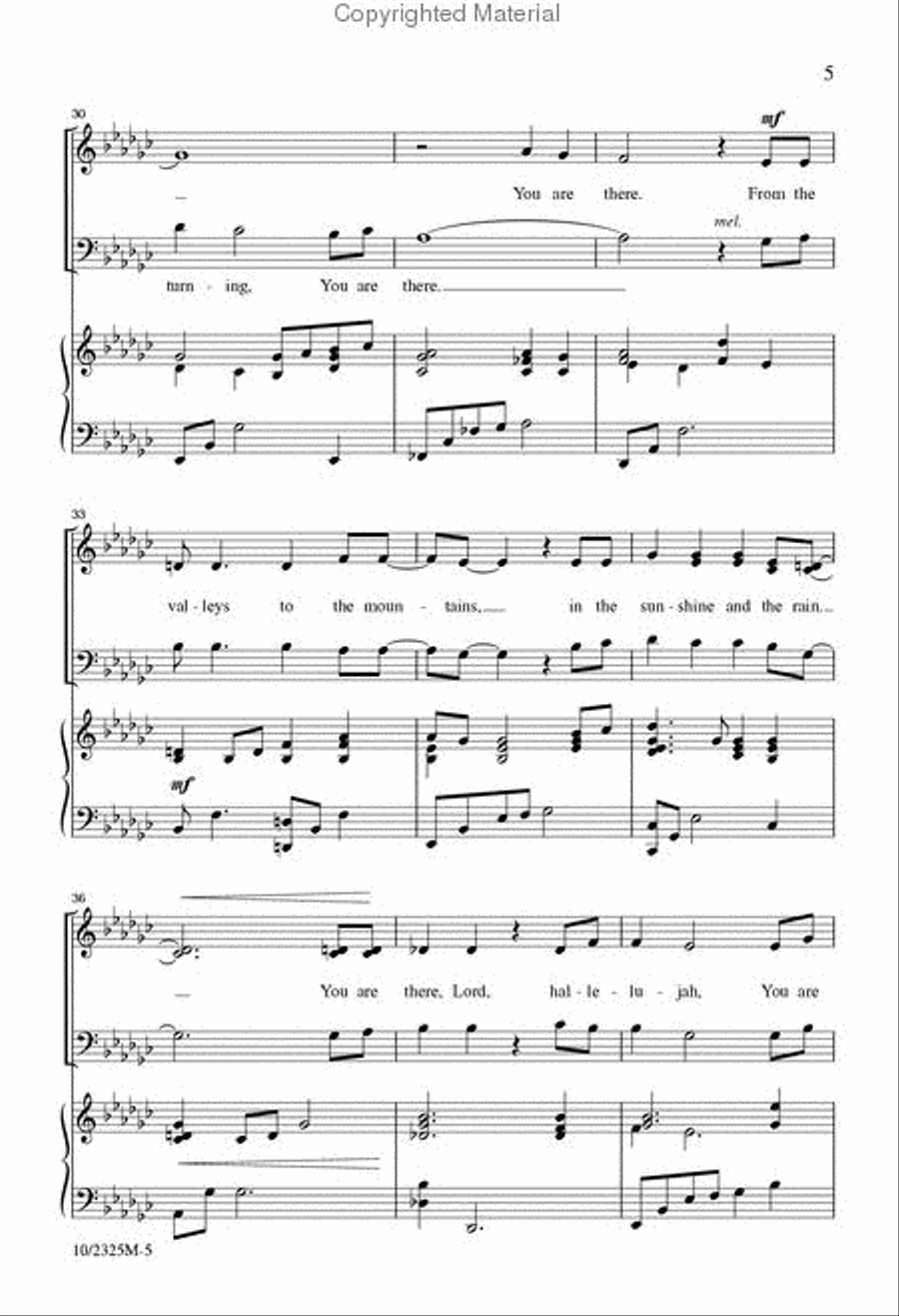 You Are There You Are There 4-Part scores gallery preview page 6