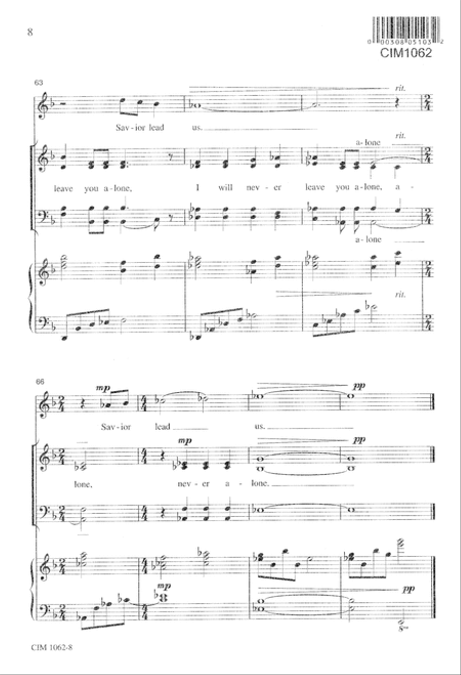You Know I Am Always With You 4-Part scores gallery preview page 9