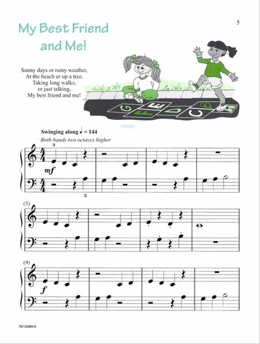Noona Comprehensive Piano Four Hand Duet Level 1 Piano Method scores gallery preview page 5