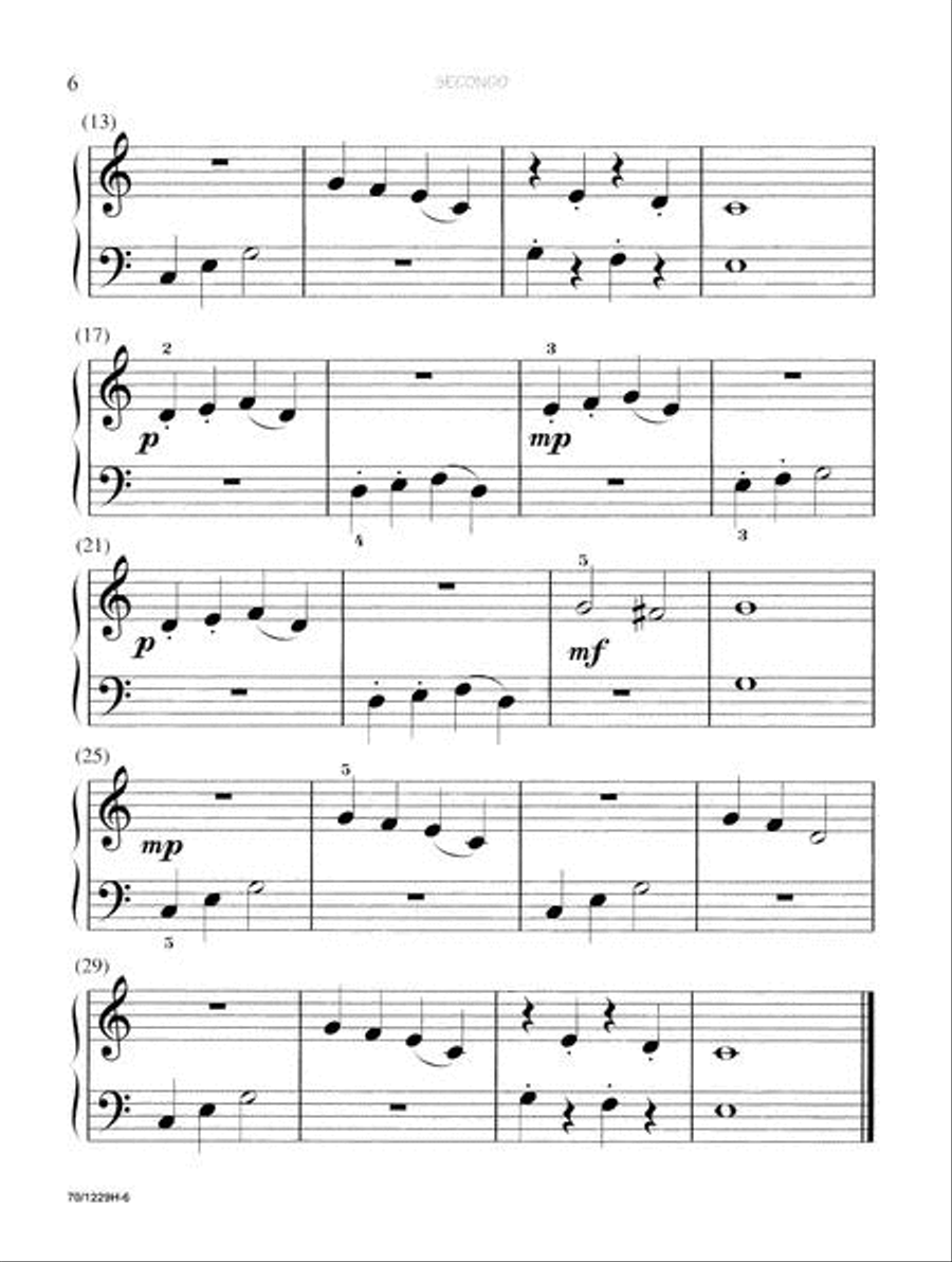 Noona Comprehensive Piano Four Hand Duet Level 1 Piano Method scores gallery preview page 6