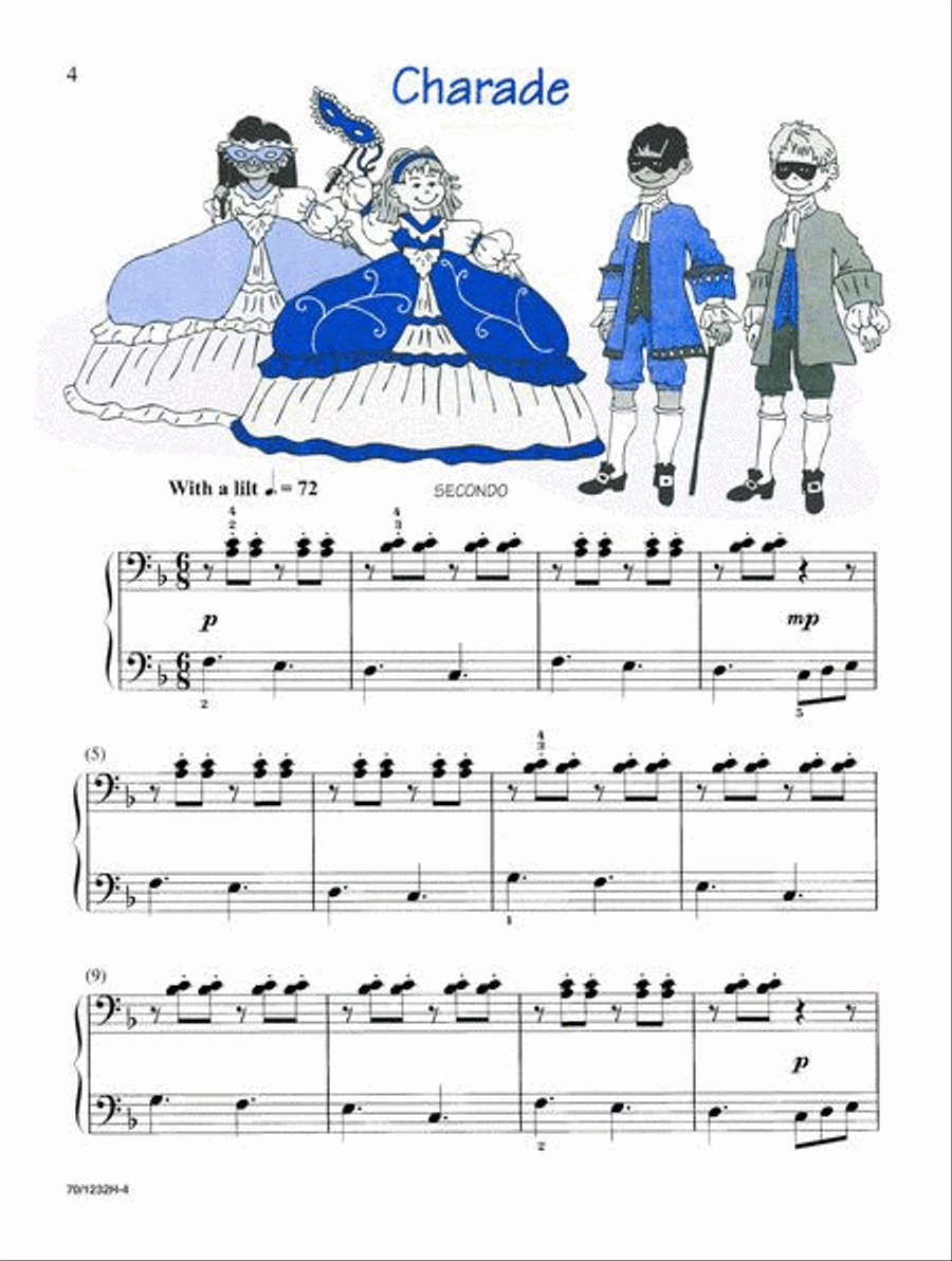 Noona Comprehensive Piano Four Hand Duet Level 3 Piano Method scores gallery preview page 4