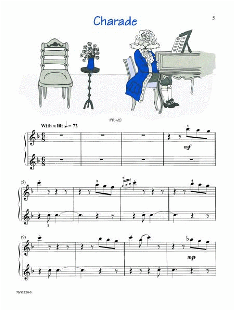 Noona Comprehensive Piano Four Hand Duet Level 3 Piano Method scores gallery preview page 5