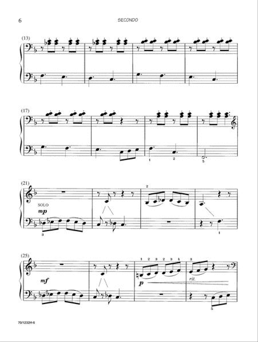 Noona Comprehensive Piano Four Hand Duet Level 3 Piano Method scores gallery preview page 6