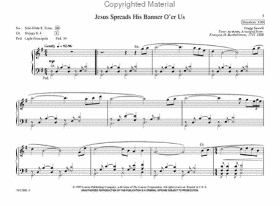 Easy Communion Connections Organ Solo scores gallery preview page 2