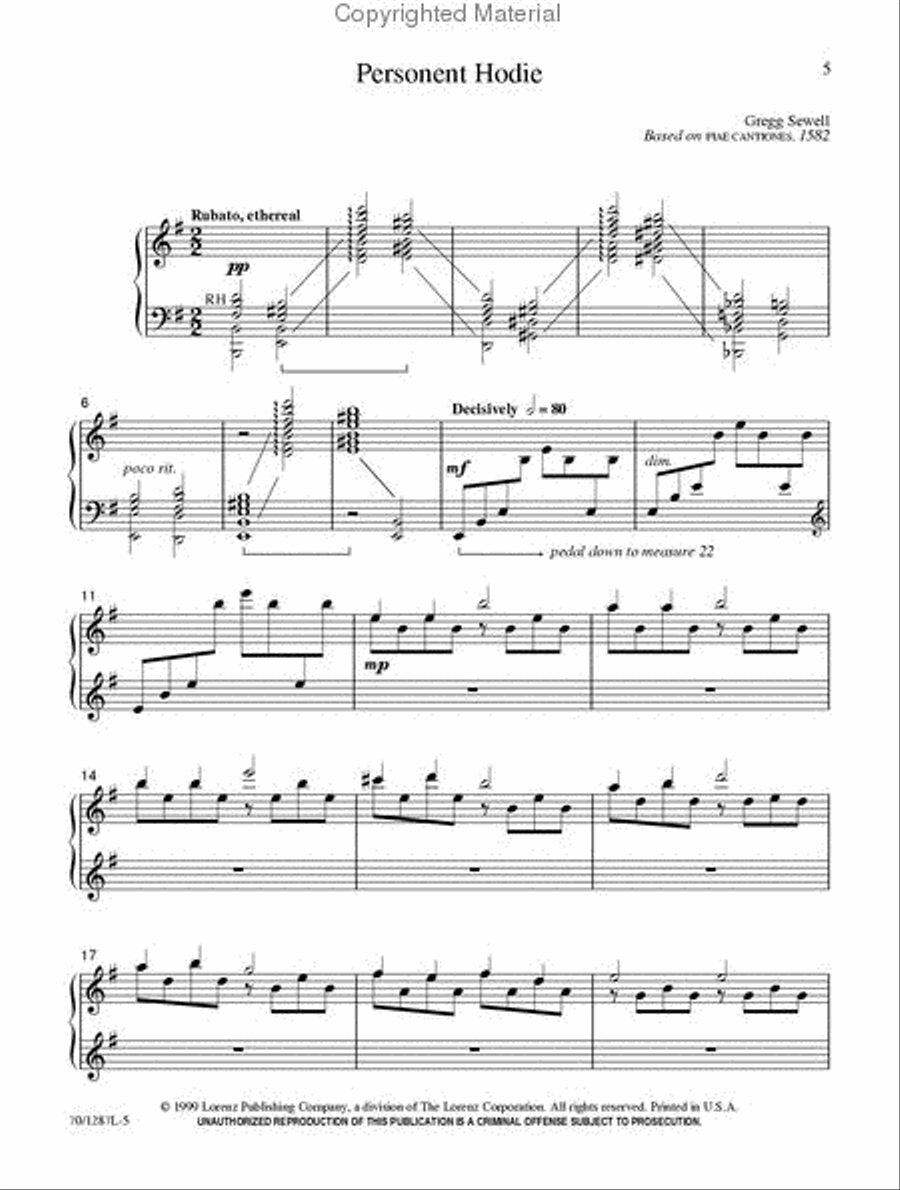 Ancient Carols for Keyboard