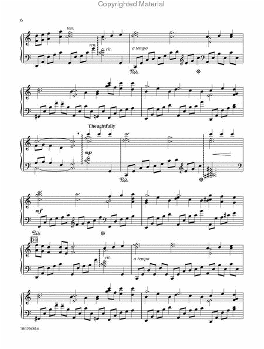 To Trust in Jesus Piano Solo scores gallery preview page 3