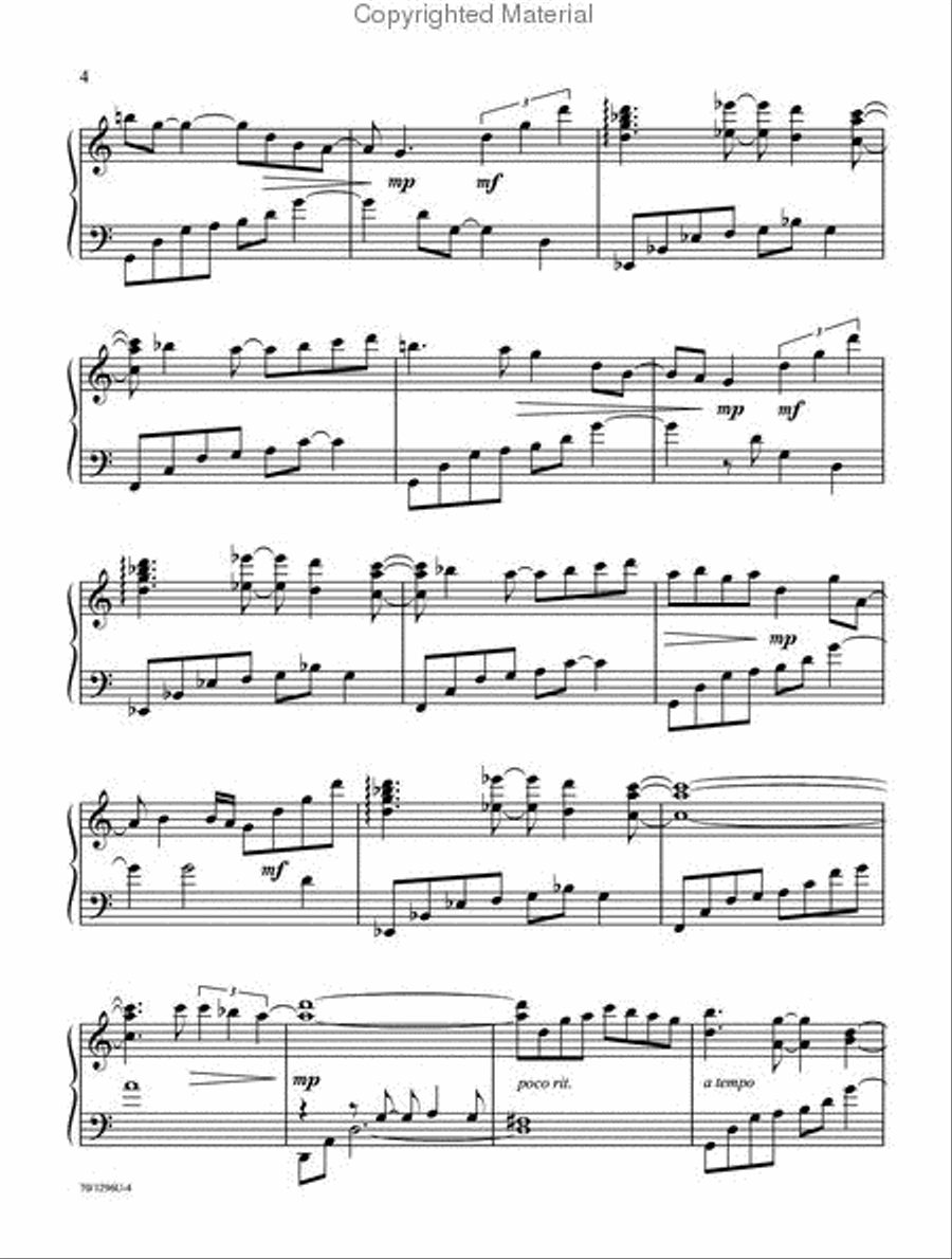 Waters of Life Piano Solo scores gallery preview page 3