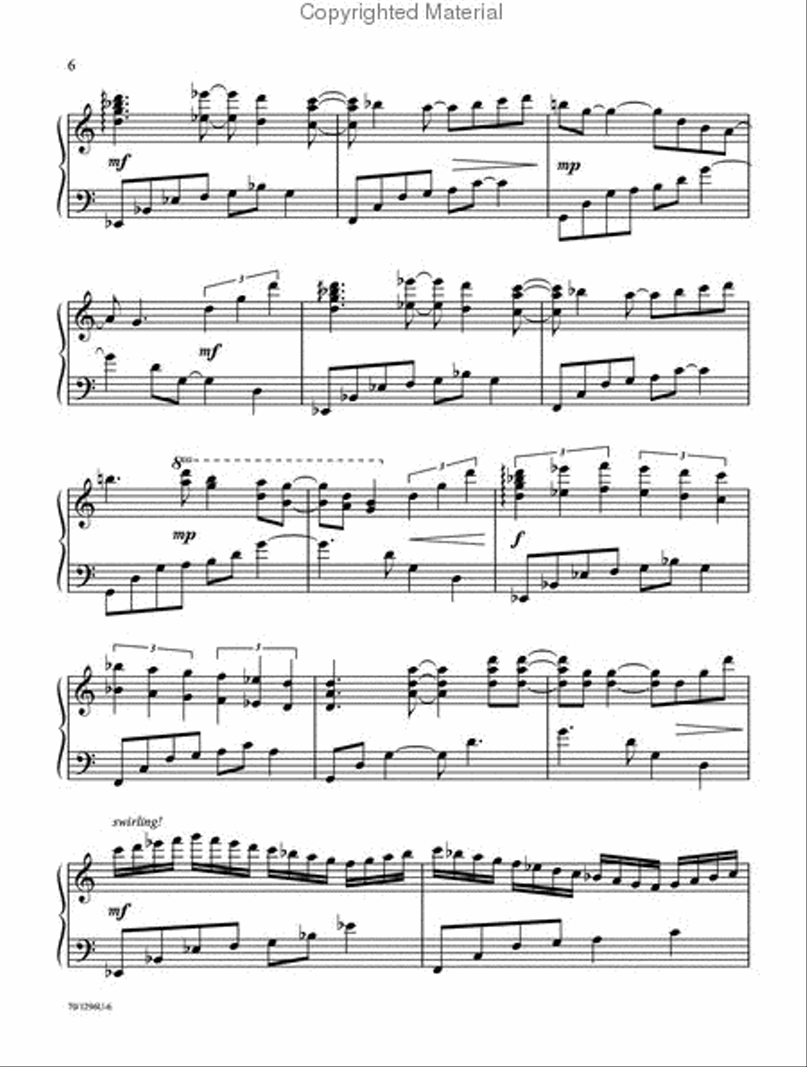 Waters of Life Piano Solo scores gallery preview page 5