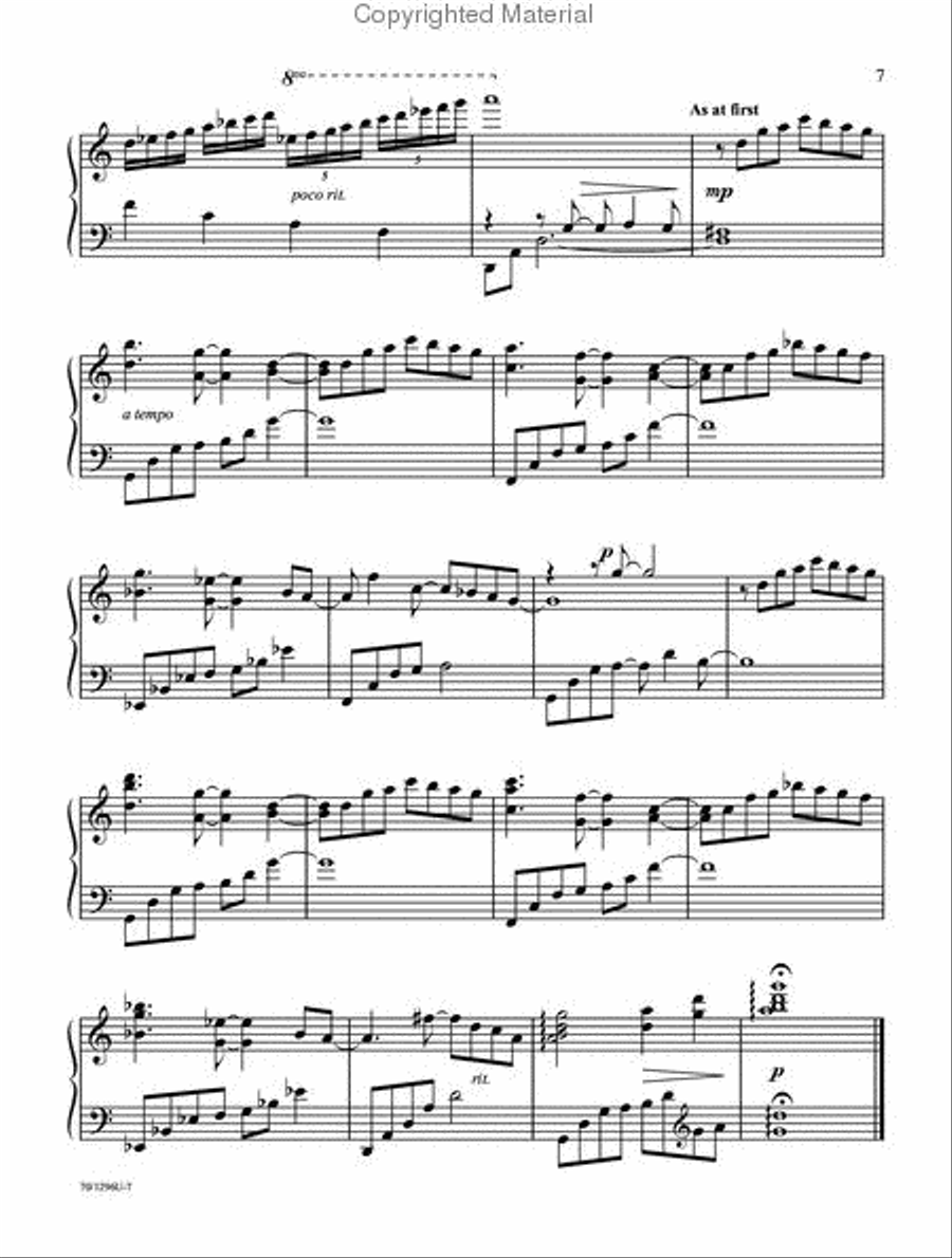 Waters of Life Piano Solo scores gallery preview page 6