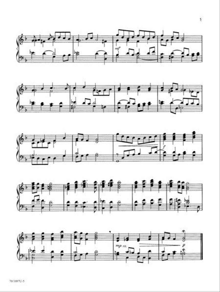 The Pianist's Companion for the Church Year, Book I Piano Solo scores gallery preview page 5