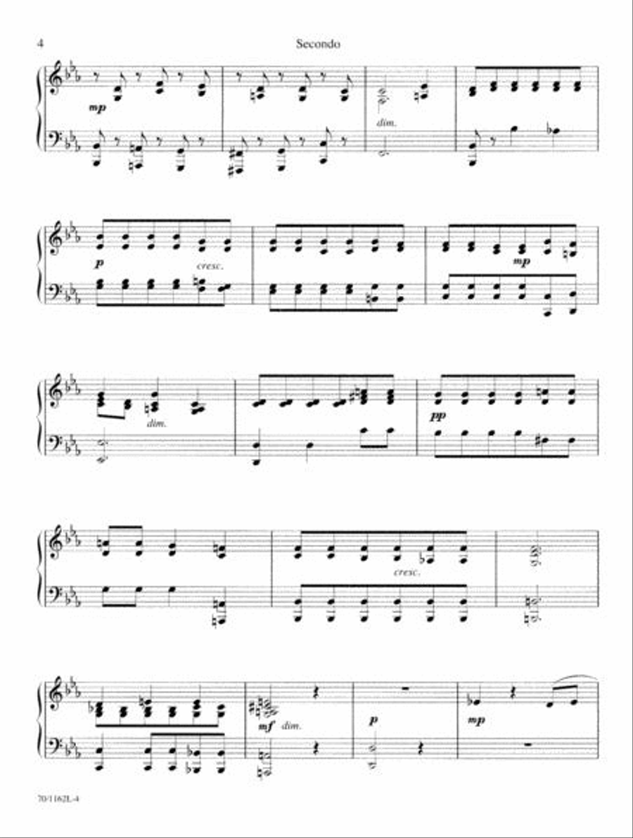 Sacred Duets for Piano, Four Hands Piano Duet scores gallery preview page 4