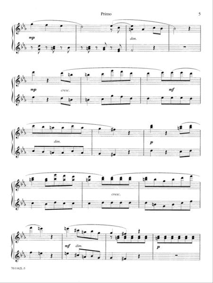 Sacred Duets for Piano, Four Hands Piano Duet scores gallery preview page 5