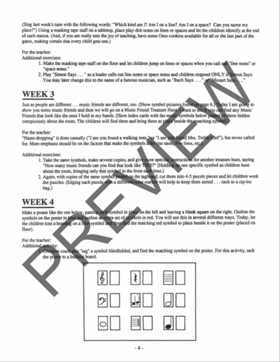 The Language of Music for Children Set I Book Texts scores gallery preview page 3