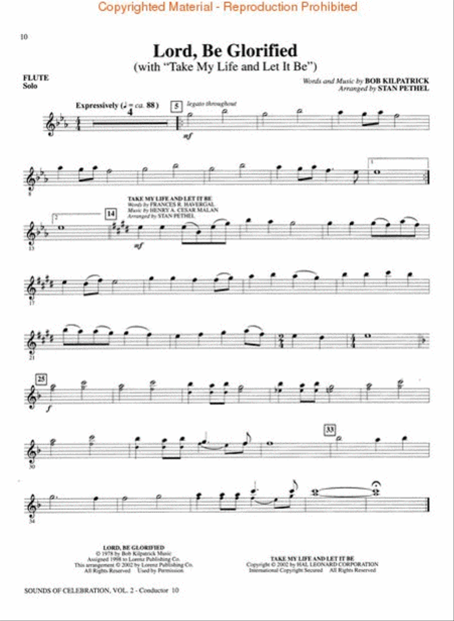 Sounds of Celebration (Volume Two) - Conductor's Score/Accompaniment CD Accompaniment CD scores gallery preview page 3