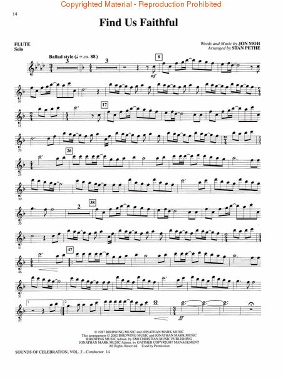 Sounds of Celebration (Volume Two) - Conductor's Score/Accompaniment CD Accompaniment CD scores gallery preview page 4