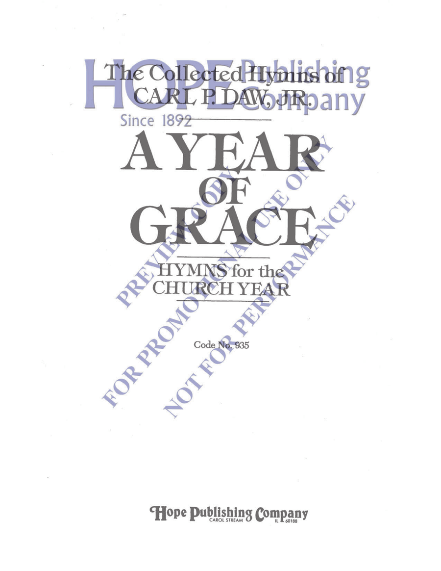 A Year of Grace A Year of Grace Hymn Texts scores gallery preview page 2