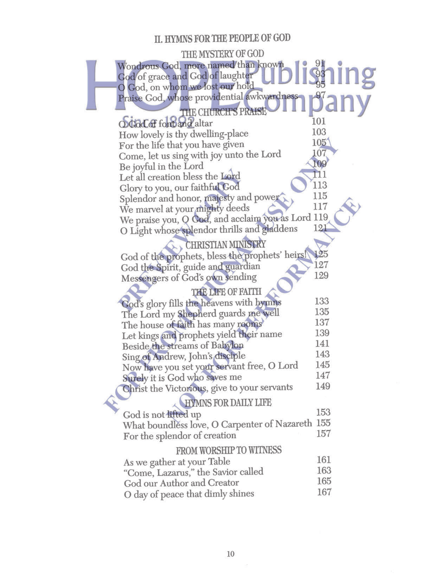 A Year of Grace A Year of Grace Hymn Texts scores gallery preview page 4