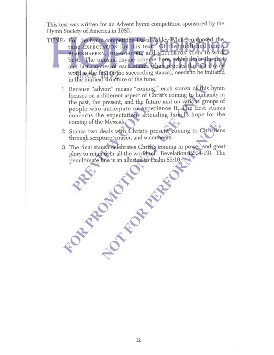 A Year of Grace A Year of Grace Hymn Texts scores gallery preview page 6
