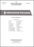 Dedication For Band - Score mini preview