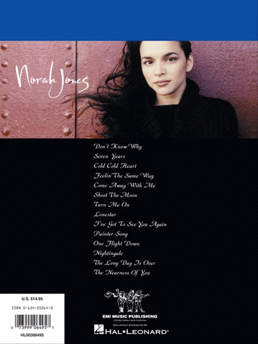 Norah Jones – Come Away with Me Piano, Vocal, Guitar scores gallery preview page 8