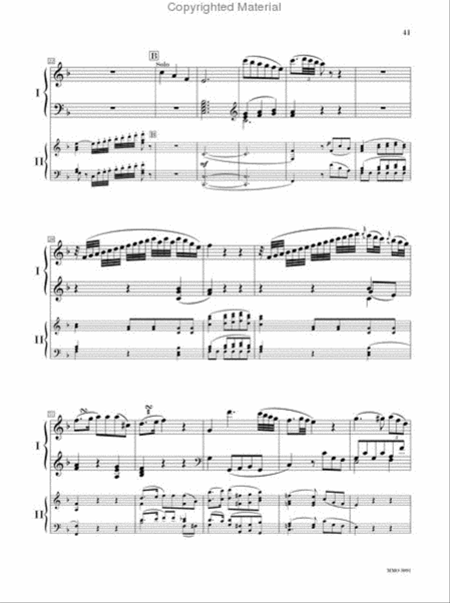 Mozart - Piano Concerto No. 25 in C Major, KV503 'Olympian' or 'Emperor' scores gallery preview page 2
