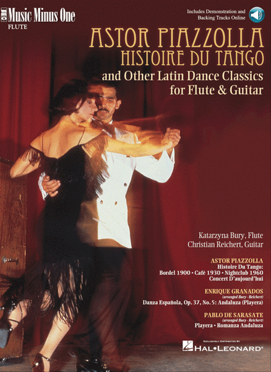 Piazzolla: Histoire Du Tango and Other Latin Classics for Flute & Guitar Duet Flute scores gallery preview page 1