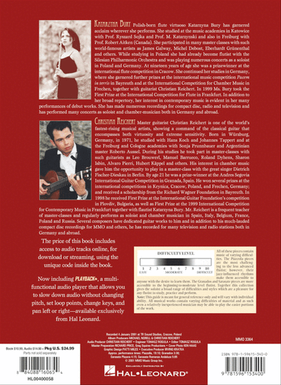 Piazzolla: Histoire Du Tango and Other Latin Classics for Flute & Guitar Duet Flute scores gallery preview page 5