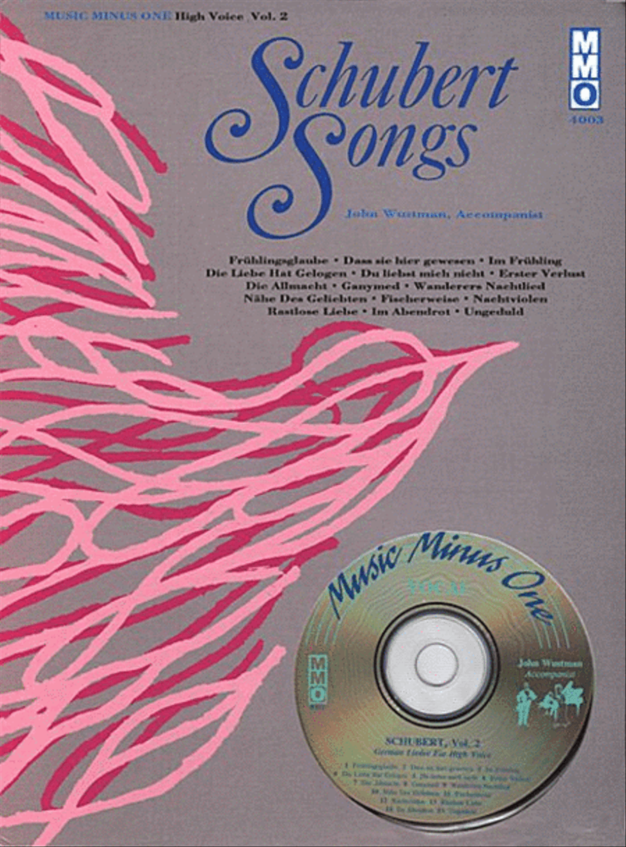 Schubert Songs Voice scores gallery preview page 1