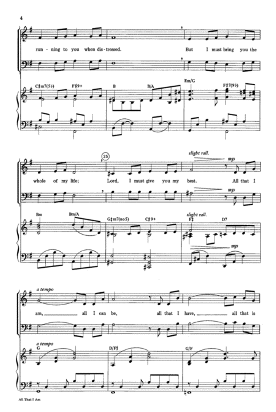 All That I Am All That I Am 4-Part scores gallery preview page 4